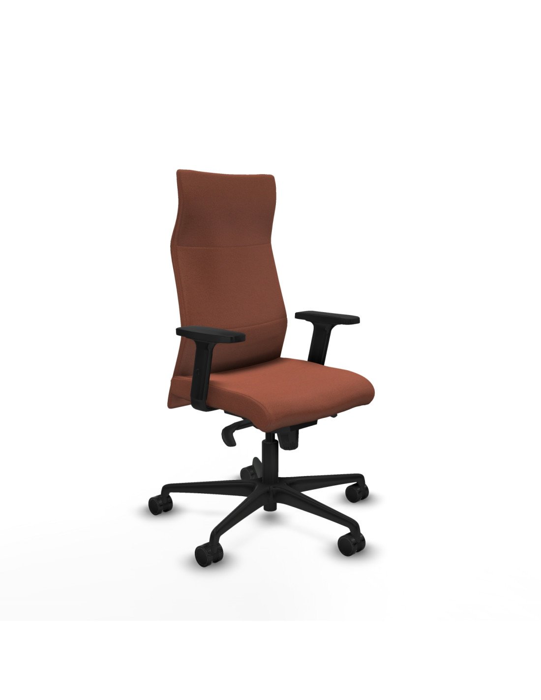 Piqueras y Crespo Albacete direcci?n sincro bali marr?n brazos 2D base nailon ruedas 65 nailon