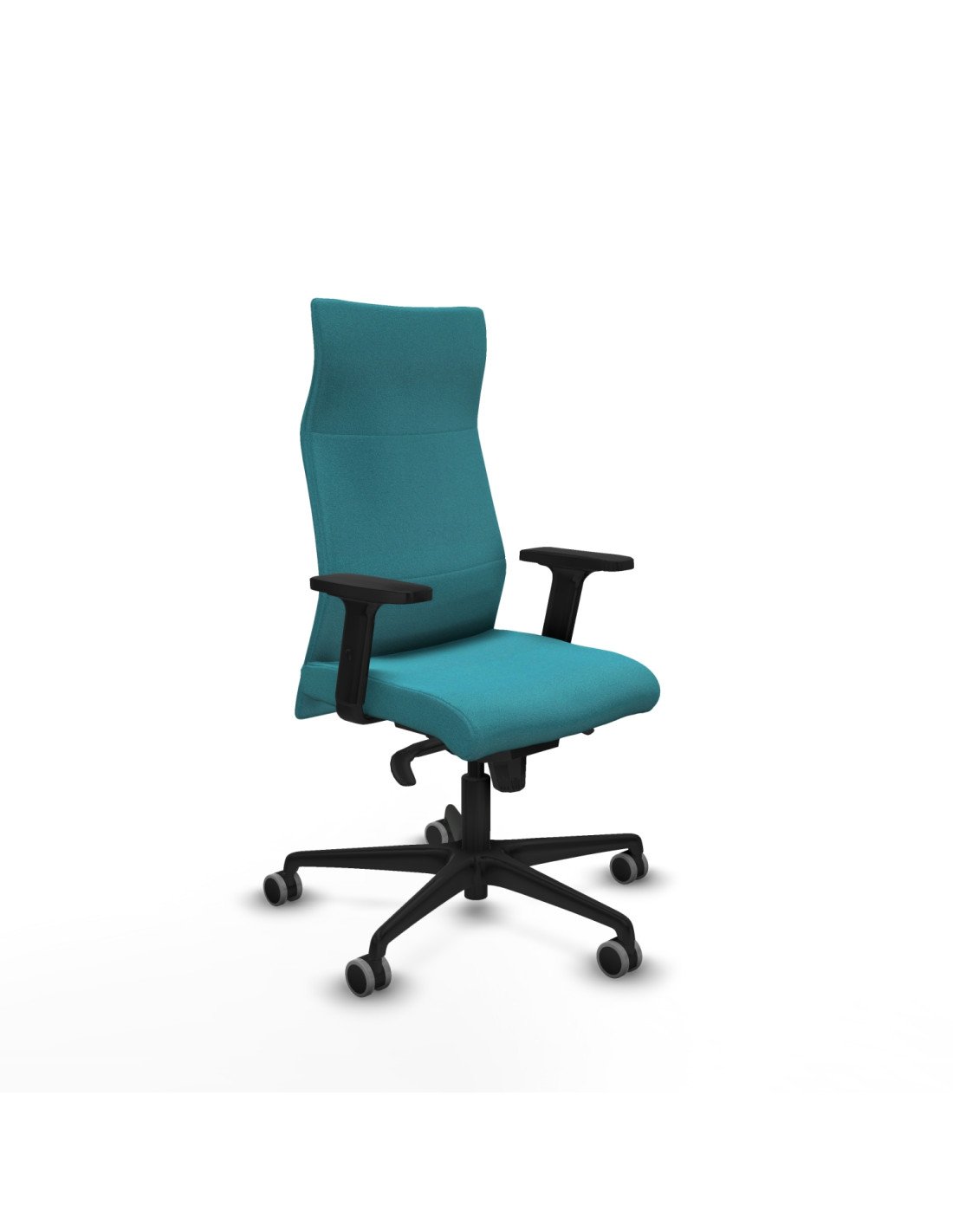 Piqueras y Crespo Albacete direcci?n sincro bali turquesa brazos 2D base nailon ruedas 65 engomadas