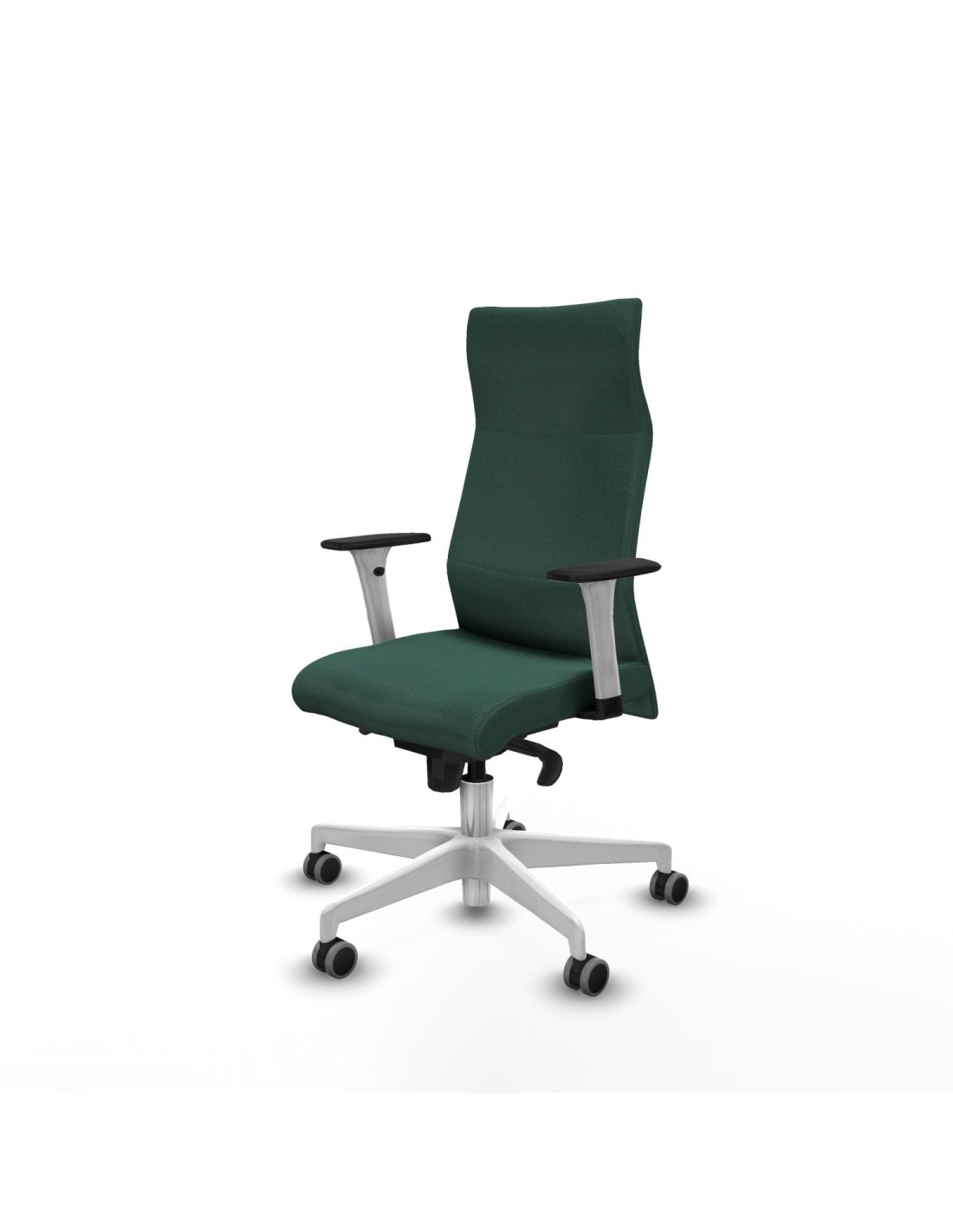 Piqueras y Crespo Albacete direcci?n sincro bali verde botella brazos 1D blancos base blanca ruedas 65 engomadas