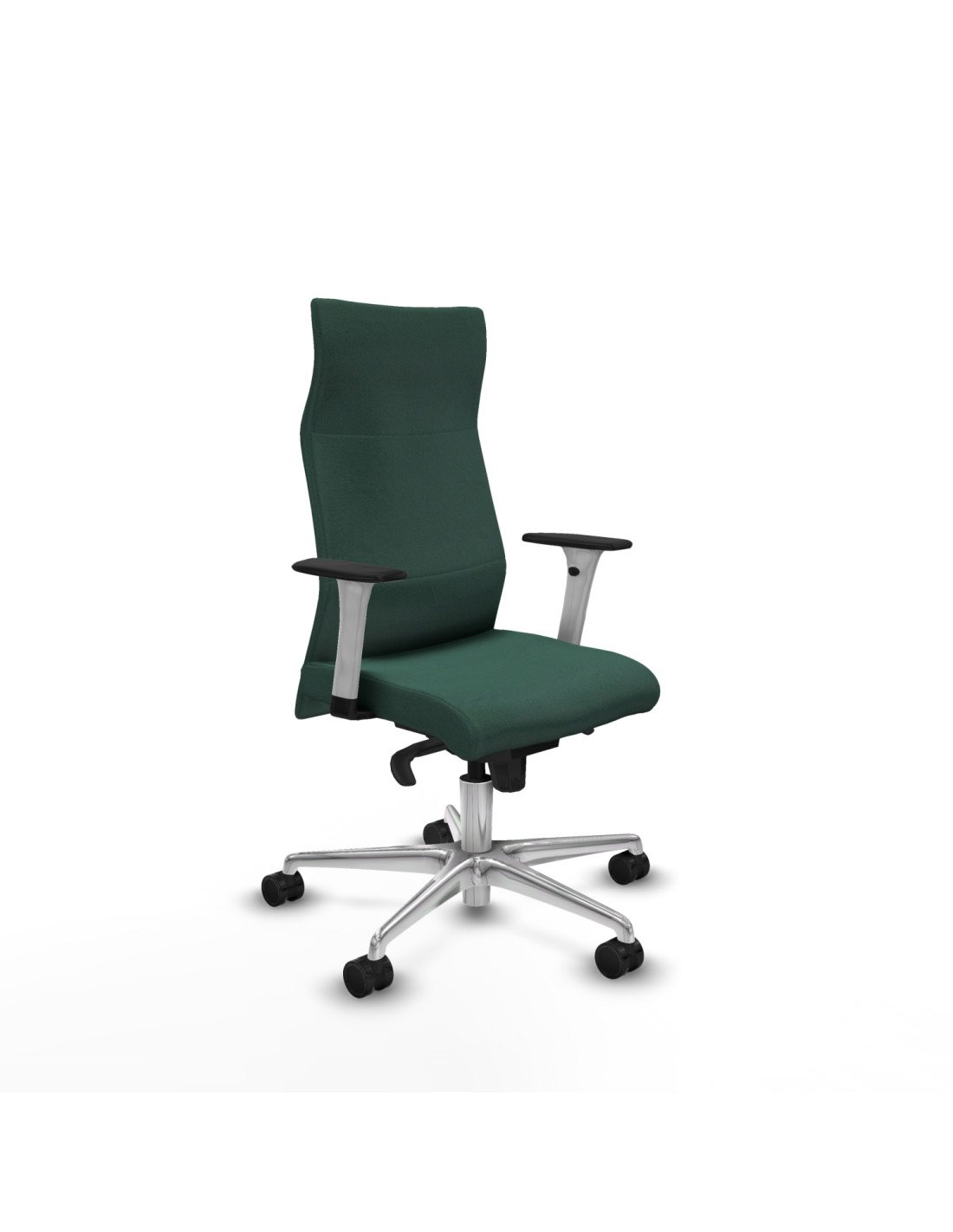 Piqueras y Crespo Albacete direcci?n sincro bali verde botella brazos 1D blancos base aluminio ruedas 65 nailon