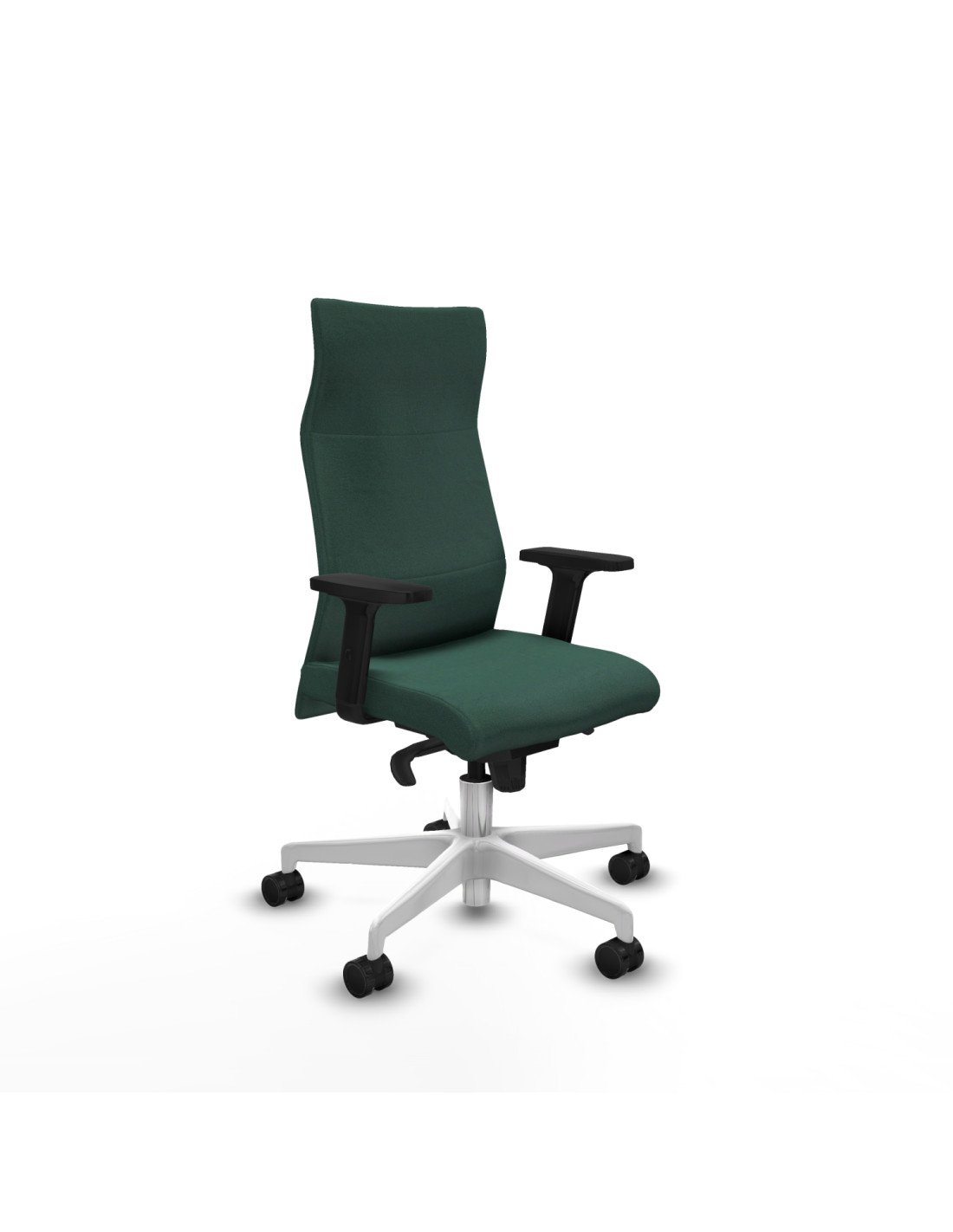 Piqueras y Crespo Albacete direcci?n sincro bali verde botella brazos 2D base blanca ruedas 65 nailon