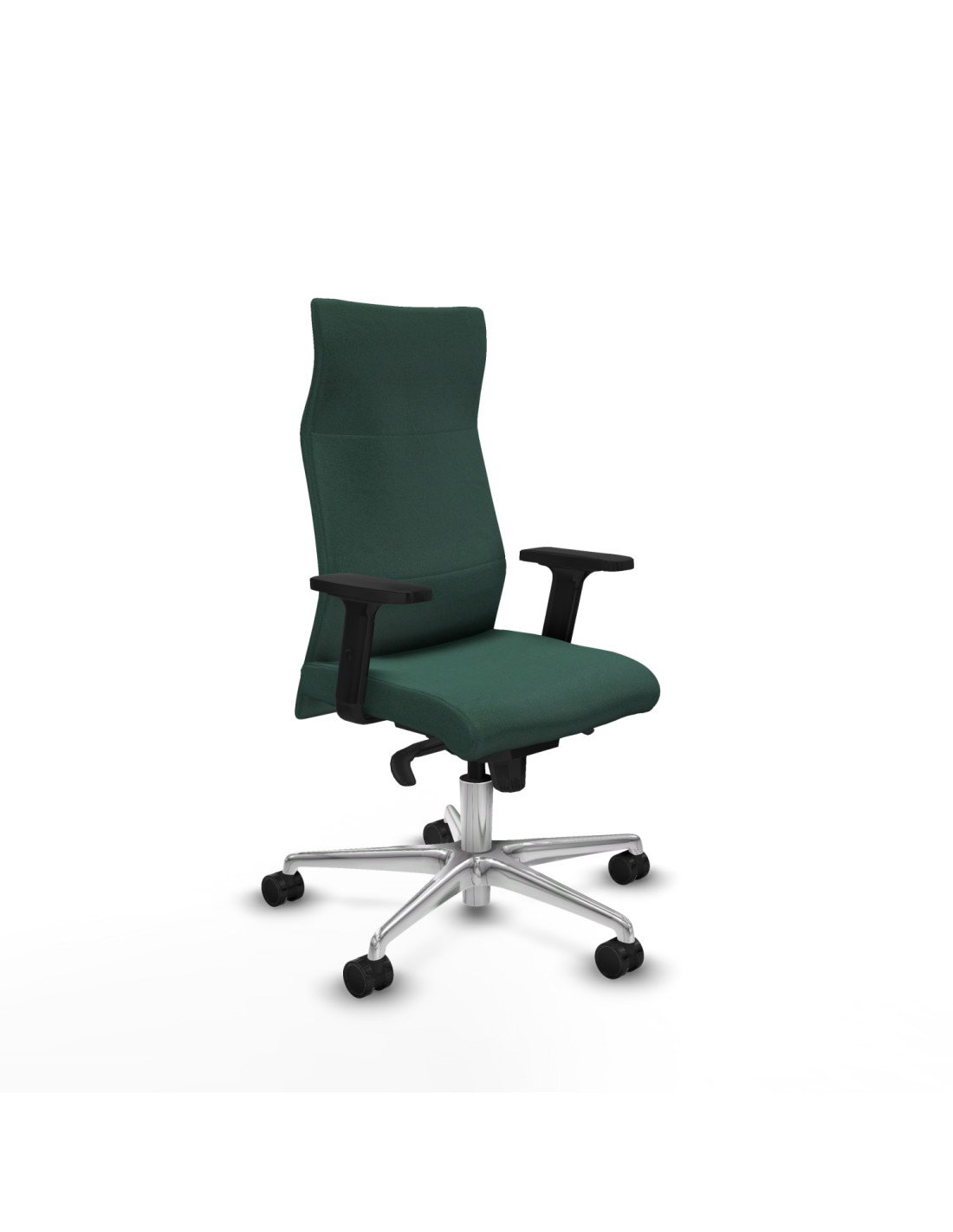 Piqueras y Crespo Albacete direcci?n sincro bali verde botella brazos 2D base aluminio ruedas 65 nailon