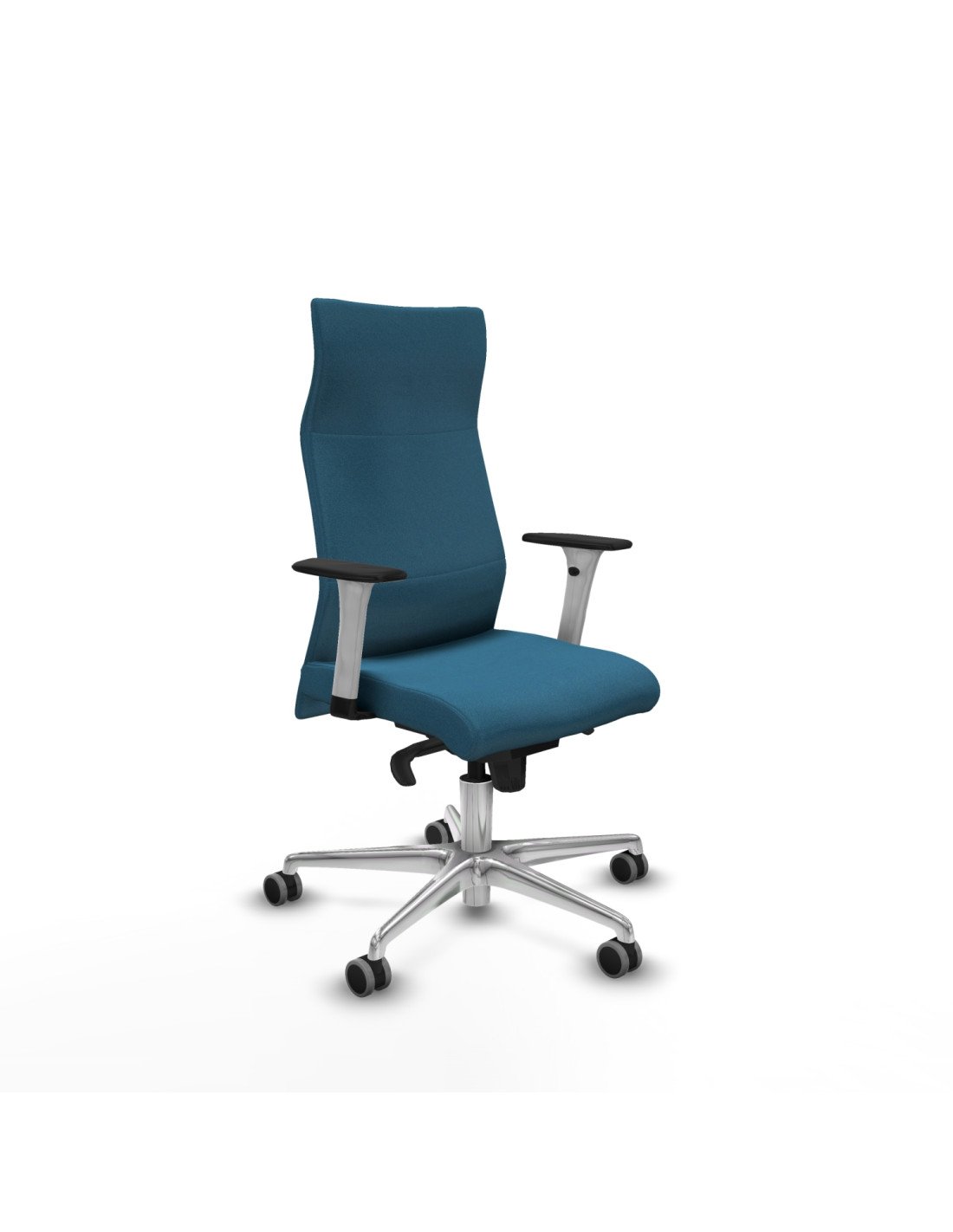 Piqueras y Crespo Albacete direcci?n sincro bali verde petroleo brazos 1D blancos base aluminio ruedas 65 engomadas