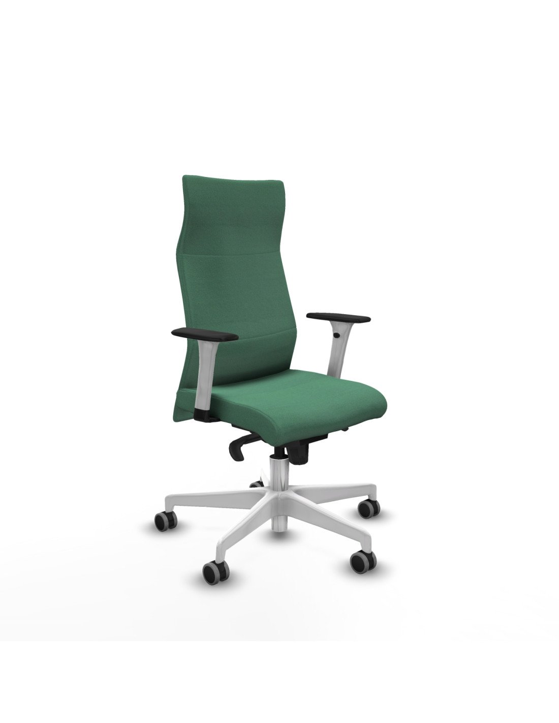 Piqueras y Crespo Albacete direcci?n sincro bali verde esmeralda brazos 1D blancos base blanca ruedas 65 engomadas