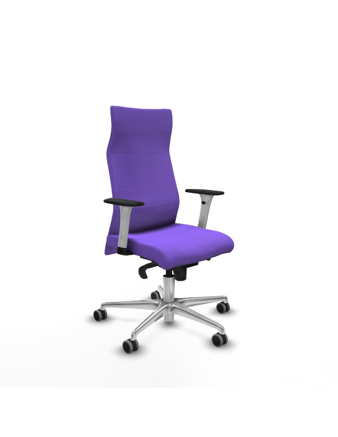 Piqueras y Crespo Albacete direcci?n sincro bali lila brazos 1D blancos base aluminio ruedas 65 engomadas