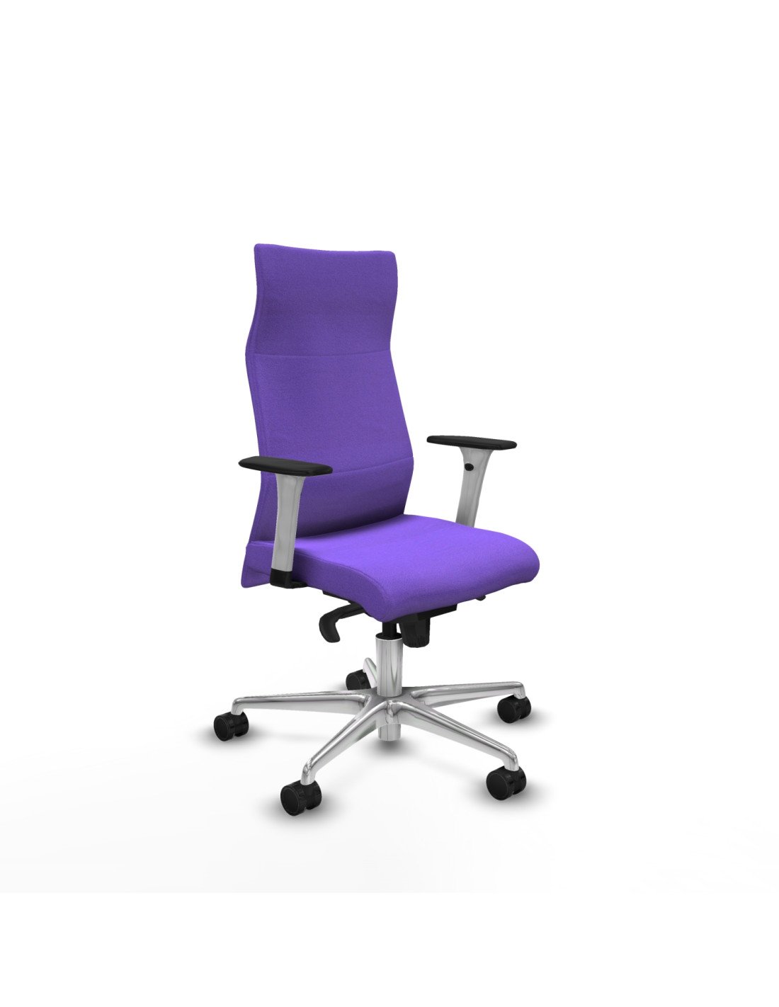 Piqueras y Crespo Albacete direcci?n sincro bali lila brazos 1D blancos base aluminio ruedas 65 nailon