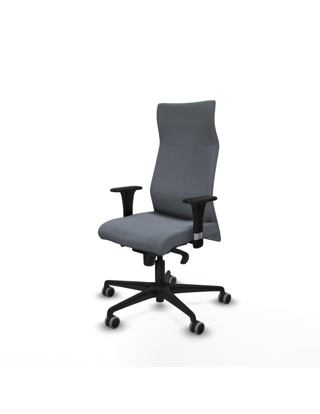 Piqueras y Crespo Albacete XL sincro bali gris brazos 1D base nailon ruedas 65mm engomadas