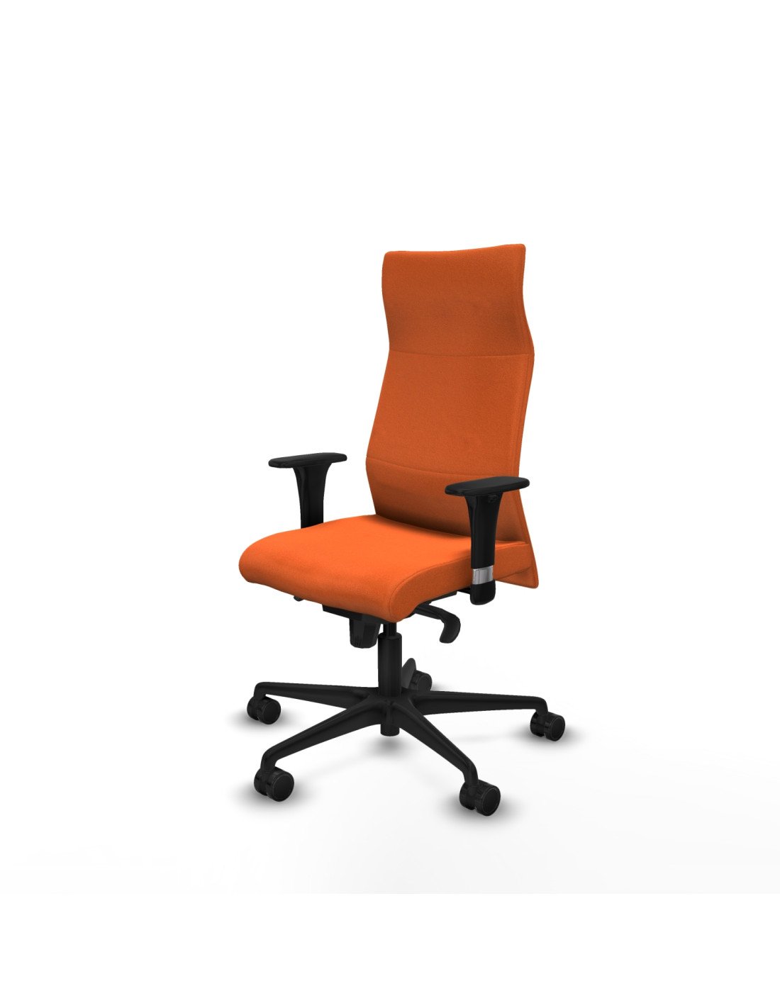 Piqueras y Crespo Albacete XL sincro bali naranja brazos 1D base nailon ruedas 65 mm nailon