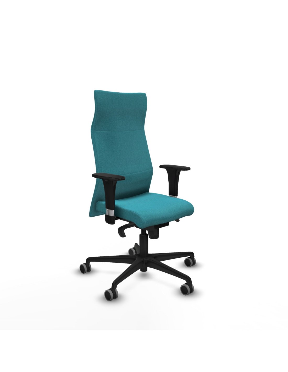 Piqueras y Crespo Albacete XL sincro bali turquesa brazos 1D base nailon ruedas 65mm engomadas