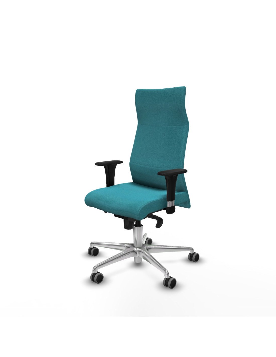 Piqueras y Crespo Albacete XL sincro bali turquesa brazos 1D base aluminio ruedas 65mm engomadas