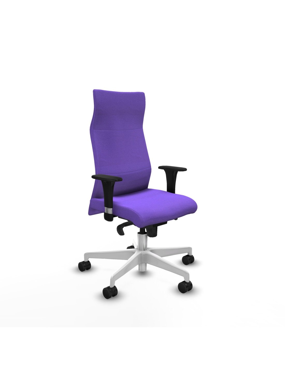 Piqueras y Crespo Albacete XL sincro bali lila brazos 1D base blanca ruedas 65 mm nailon