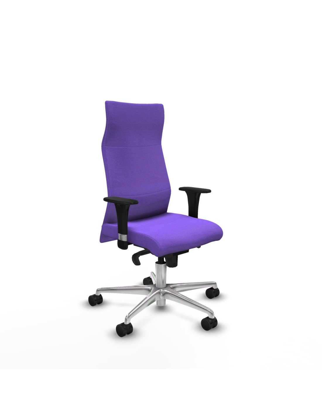 Piqueras y Crespo Albacete XL sincro bali lila brazos 1D base aluminio ruedas 65 mm nailon