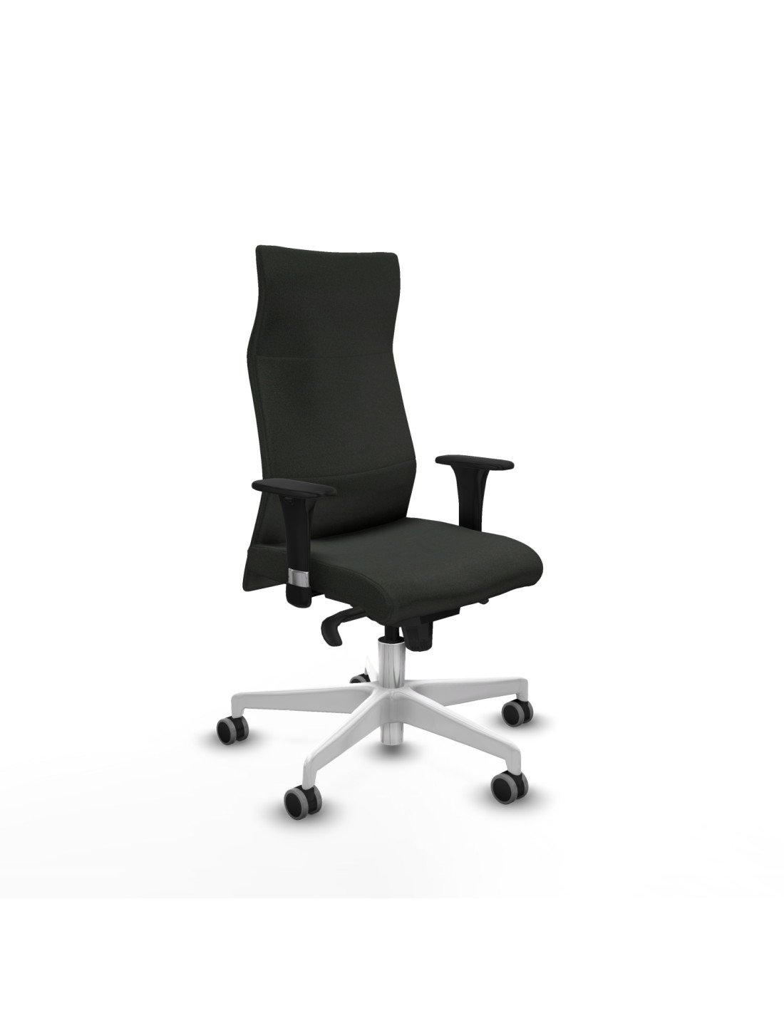 Piqueras y Crespo Albacete XL sincro bali negro brazos 1D base blanca ruedas 65mm engomadas