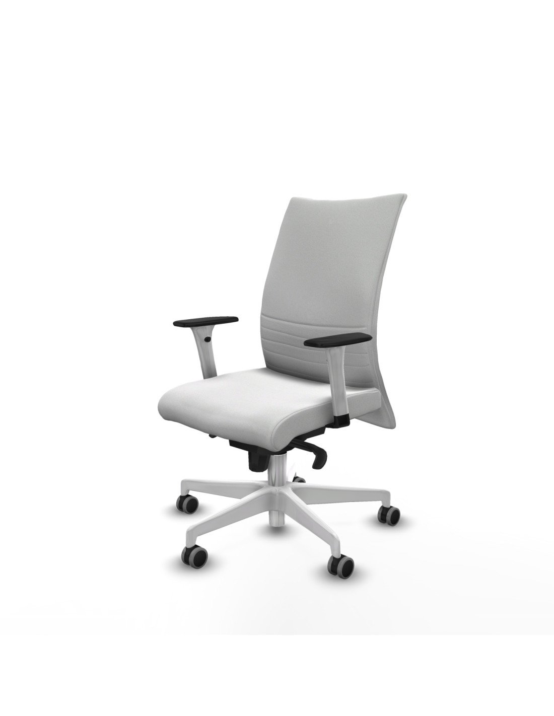 Piqueras y Crespo Albacete confidente sincro bali blanco brazos 1D blancos base blanca ruedas 65mm engomadas