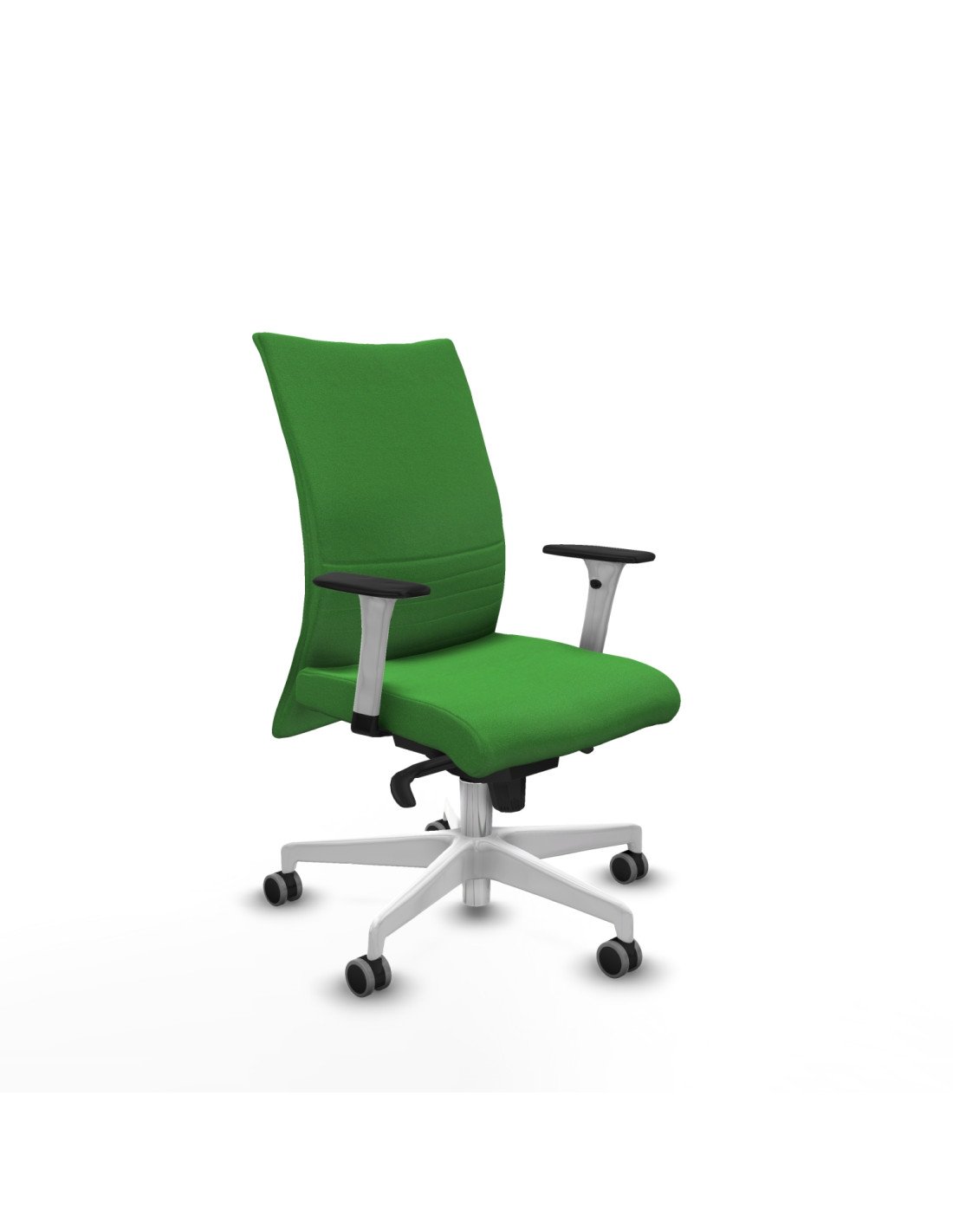 Piqueras y Crespo Albacete confidente sincro bali verde brazos 1D blancos base blanca ruedas 65mm engomadas