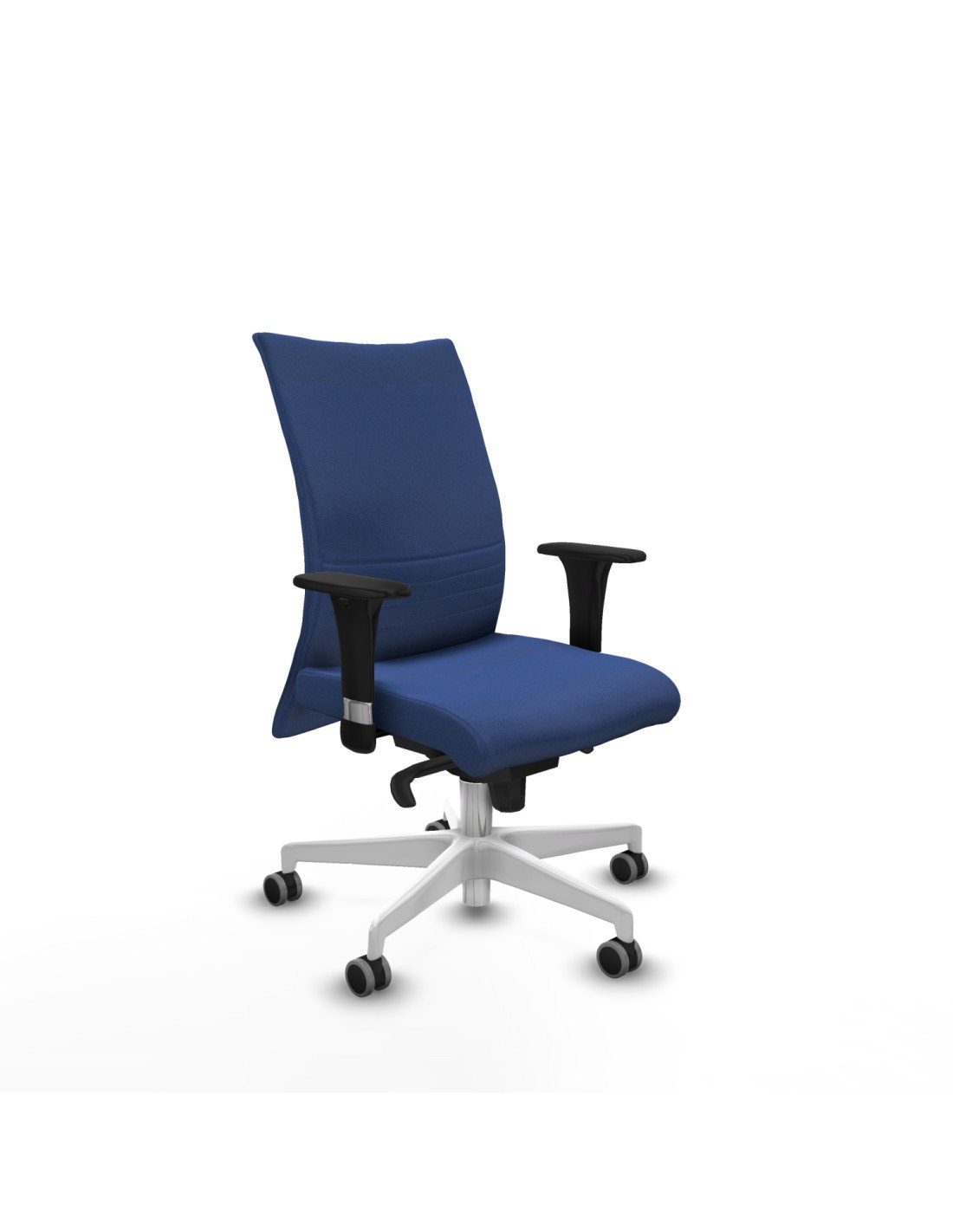 Piqueras y Crespo Albacete confidente sincro bali azul marino brazos 1D base blanca ruedas 65mm engomadas