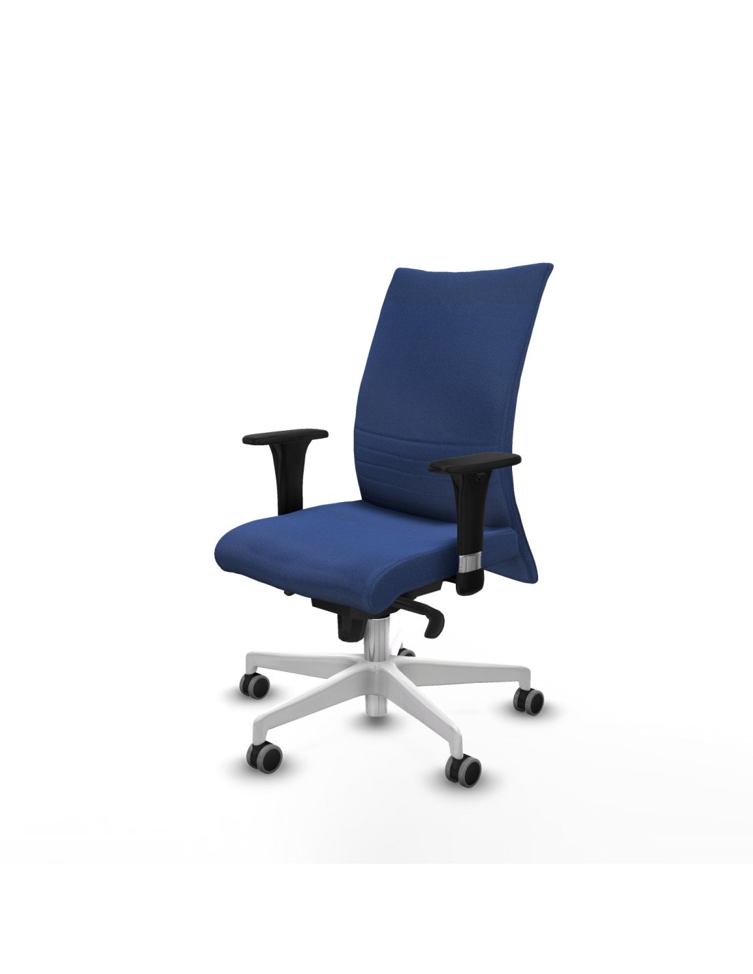 Piqueras y Crespo Albacete confidente sincro bali azul marino brazos 1D base blanca ruedas 65mm engomadas