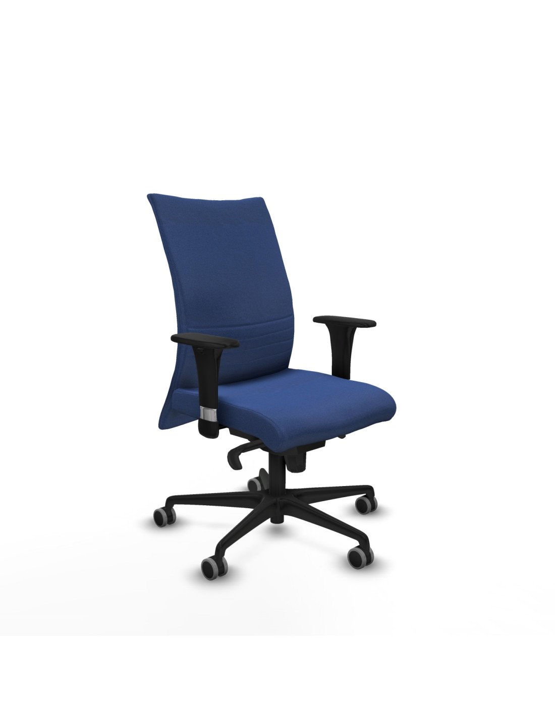 Piqueras y Crespo Albacete confidente sincro bali azul marino brazos 1D base nailon ruedas 65mm engomadas