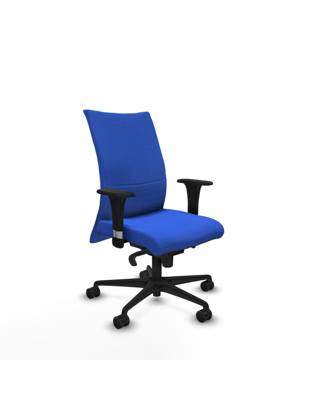 Piqueras y Crespo Albacete confidente sincro bali azul brazos 1D base nailon ruedas 65 mm nailon