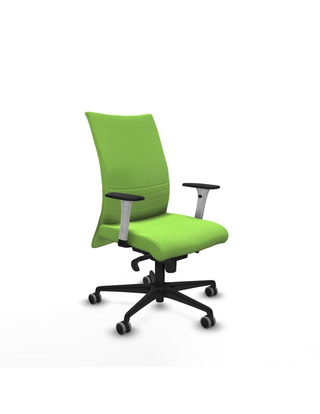 Piqueras y Crespo Albacete confidente sincro bali pistacho brazos 1D blancos base nailon ruedas 65mm engomadas