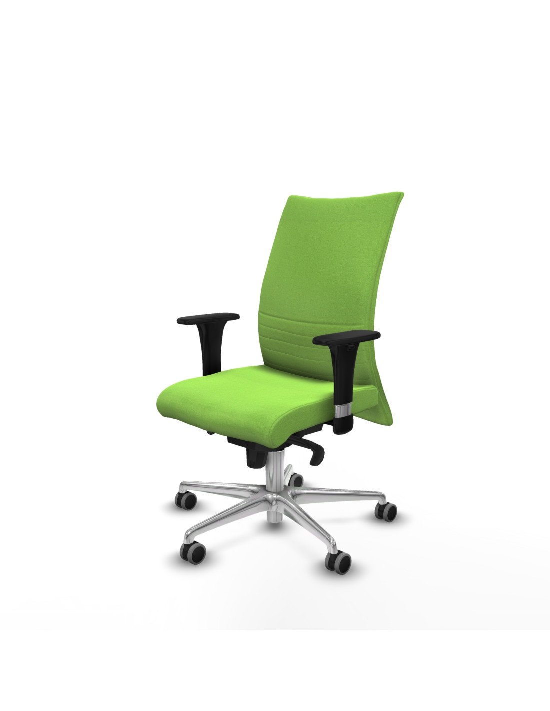 Piqueras y Crespo Albacete confidente sincro bali pistacho brazos 1D base aluminio ruedas 65mm engomadas