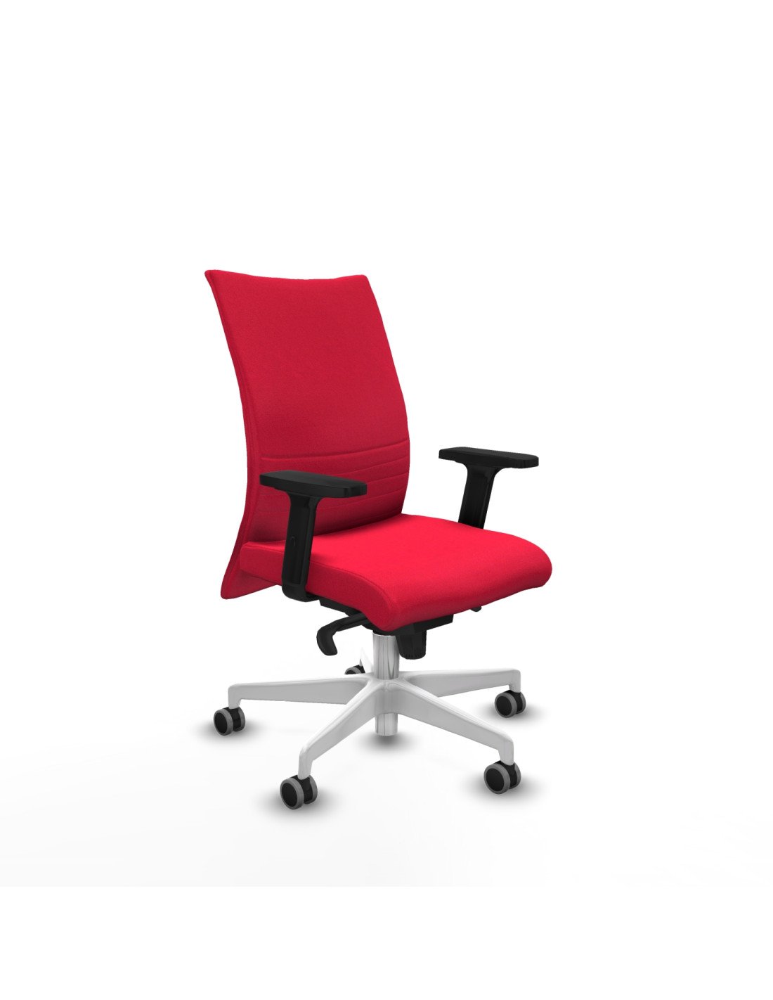 Piqueras y Crespo Albacete confidente sincro bali rojo brazos 2D base blanca ruedas 65mm engomadas