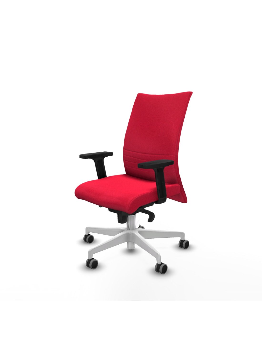 Piqueras y Crespo Albacete confidente sincro bali rojo brazos 2D base blanca ruedas 65mm engomadas