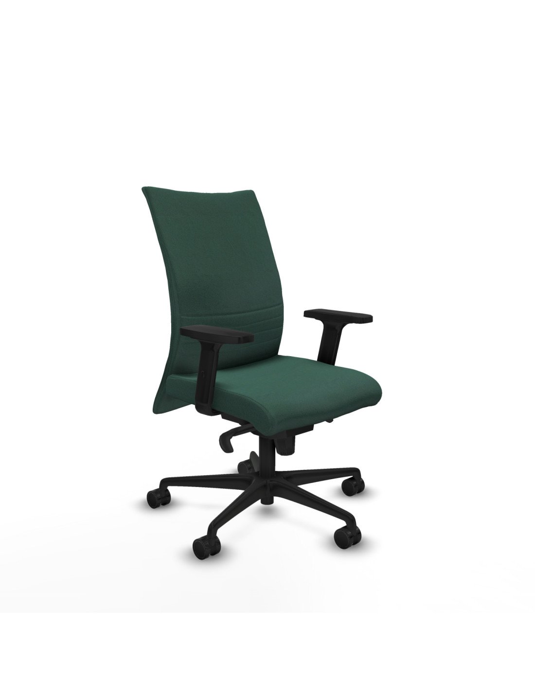 Piqueras y Crespo Albacete confidente sincro bali verde botella brazos 2D base nailon ruedas 65 mm nailon