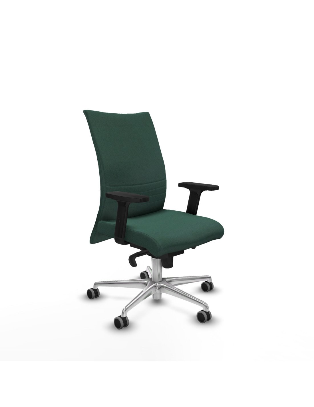 Piqueras y Crespo Albacete confidente sincro bali verde botella brazos 2D base aluminio ruedas 65mm engomadas