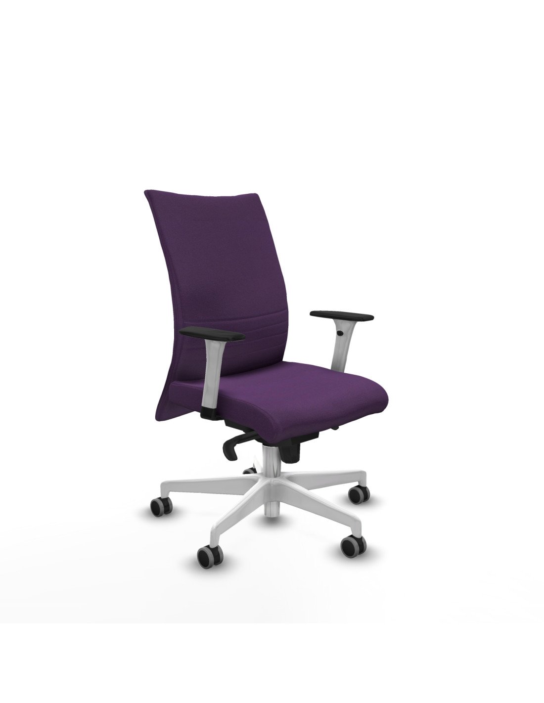 Piqueras y Crespo Albacete confidente sincro bali morado brazos 1D blancos base blanca ruedas 65mm engomadas