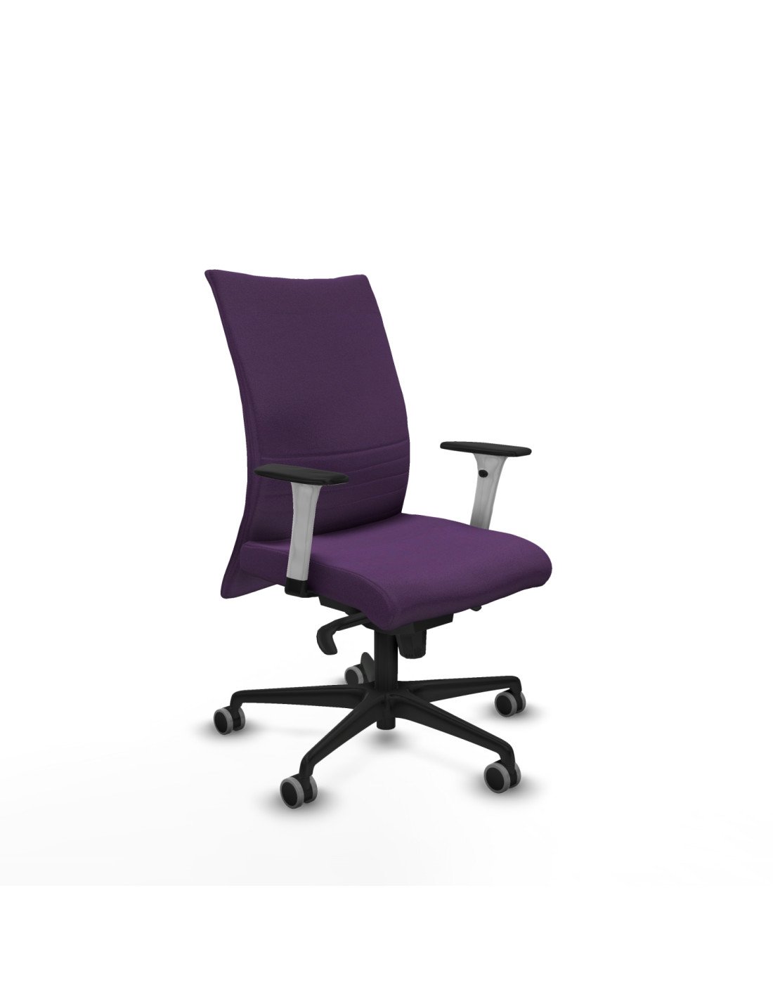 Piqueras y Crespo Albacete confidente sincro bali morado brazos 1D blancos base nailon ruedas 65mm engomadas