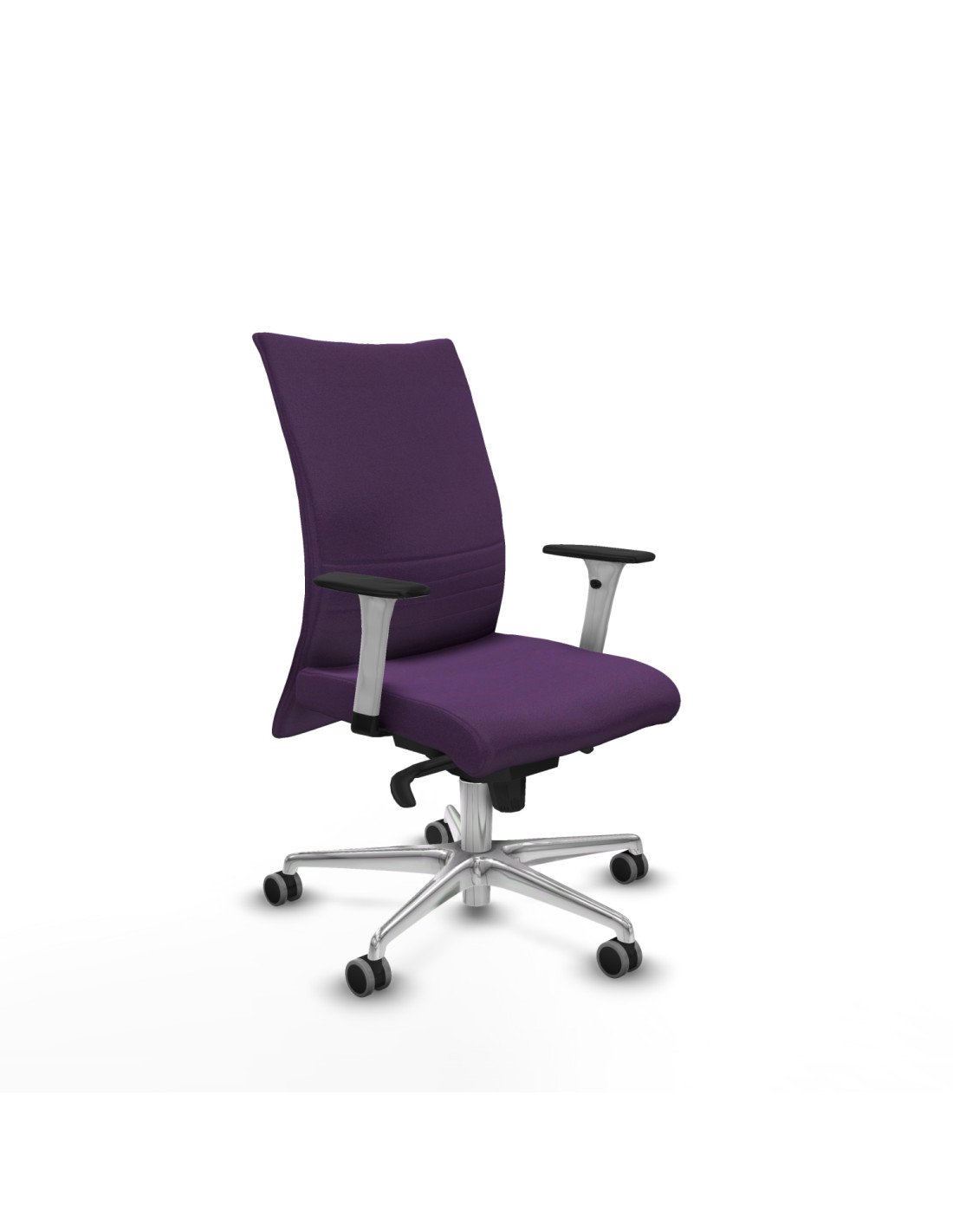 Piqueras y Crespo Albacete confidente sincro bali morado brazos 1D blancos base aluminio ruedas 65mm engomadas