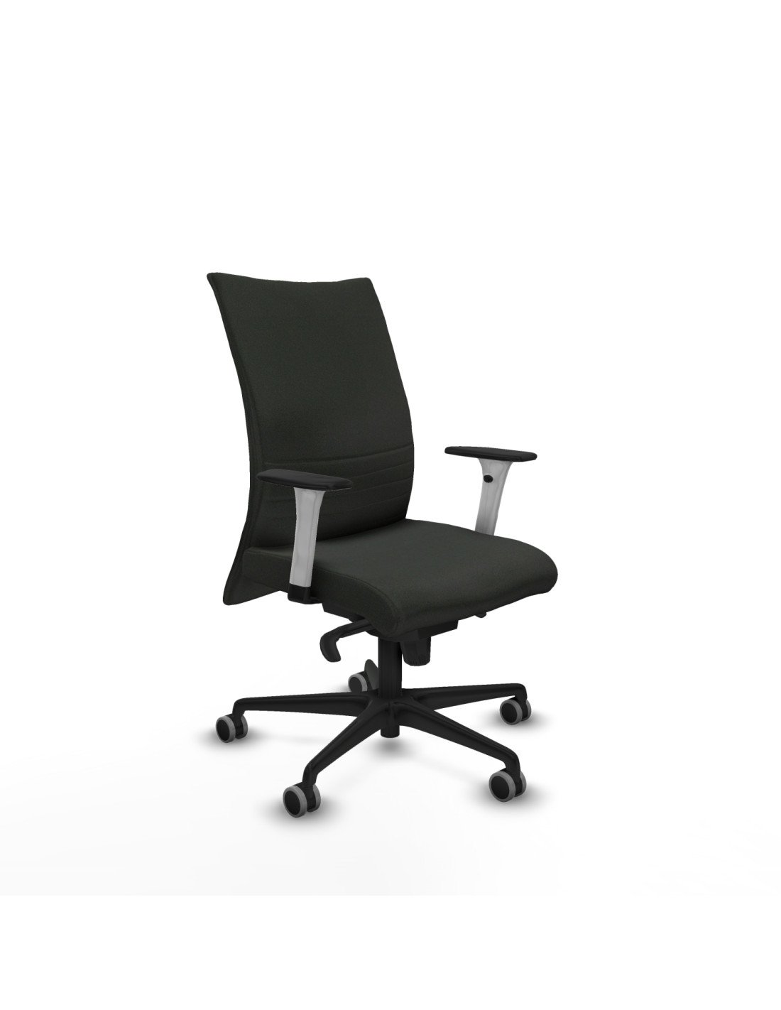 Piqueras y Crespo Albacete confidente sincro bali negro brazos 1D blancos base nailon ruedas 65mm engomadas