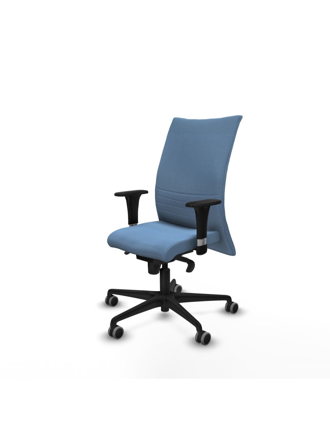 Piqueras y Crespo Albacete confidente XL sincro bali azul cielo brazos 1D cromados base nailon ruedas 65mm engomadas