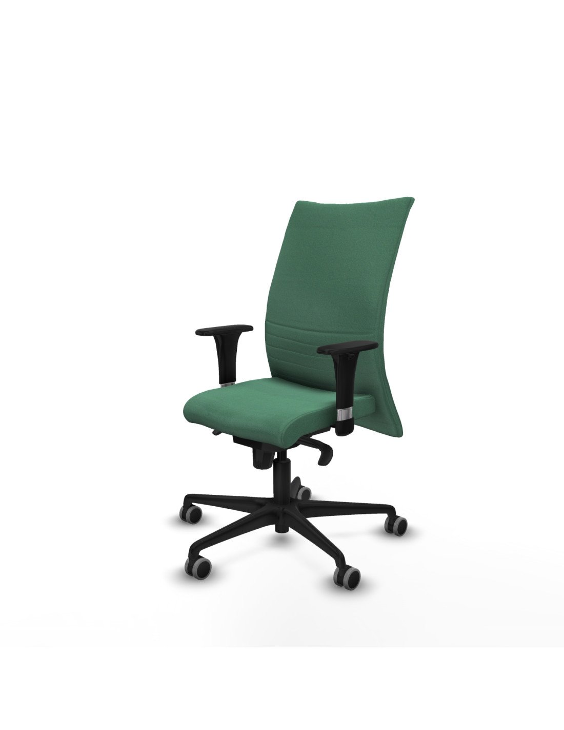 Piqueras y Crespo Albacete confidente XL sincro bali verde esmeralda brazos 1D cromados base nailon ruedas 65mm engomadas