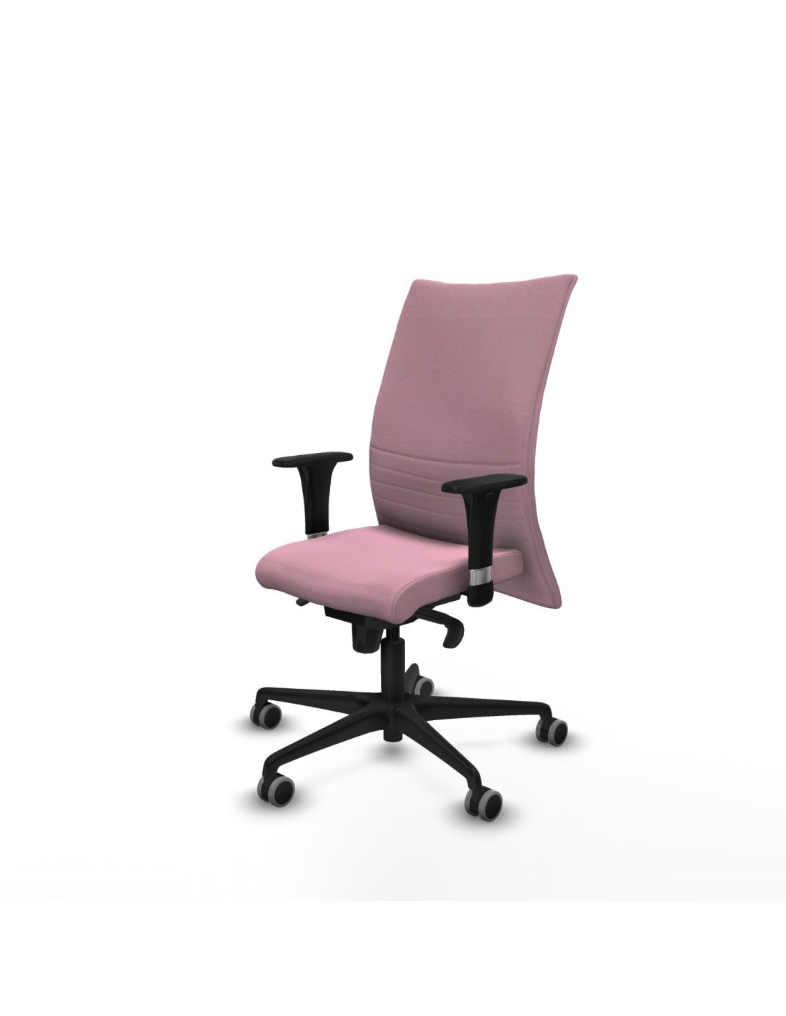 Piqueras y Crespo Albacete confidente XL sincro bali rosa brazos 1D cromados base nailon ruedas 65mm engomadas