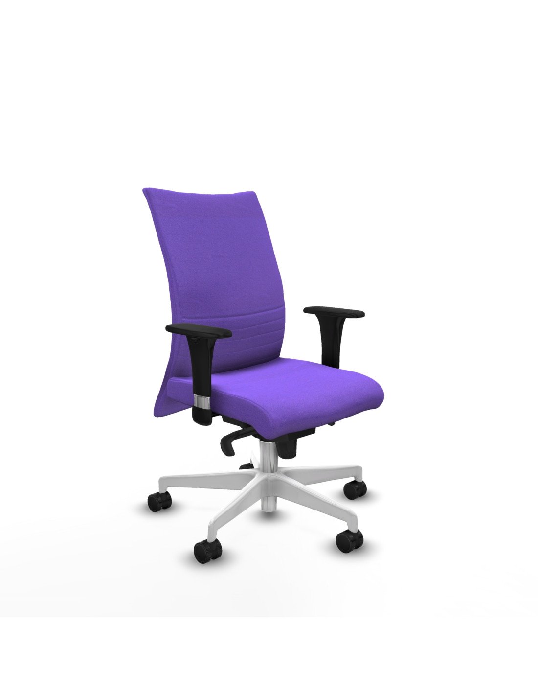 Piqueras y Crespo Albacete confidente XL sincro bali lila brazos 1D cromados base blanca ruedas 65 mm nailon