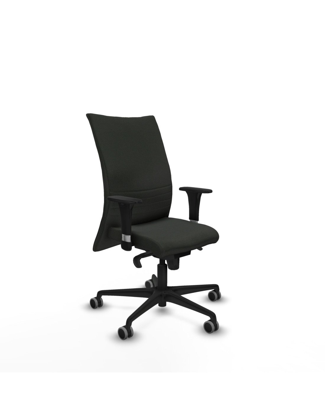 Piqueras y Crespo Albacete confidente XL sincro bali negro brazos 1D cromados base nailon ruedas 65mm engomadas