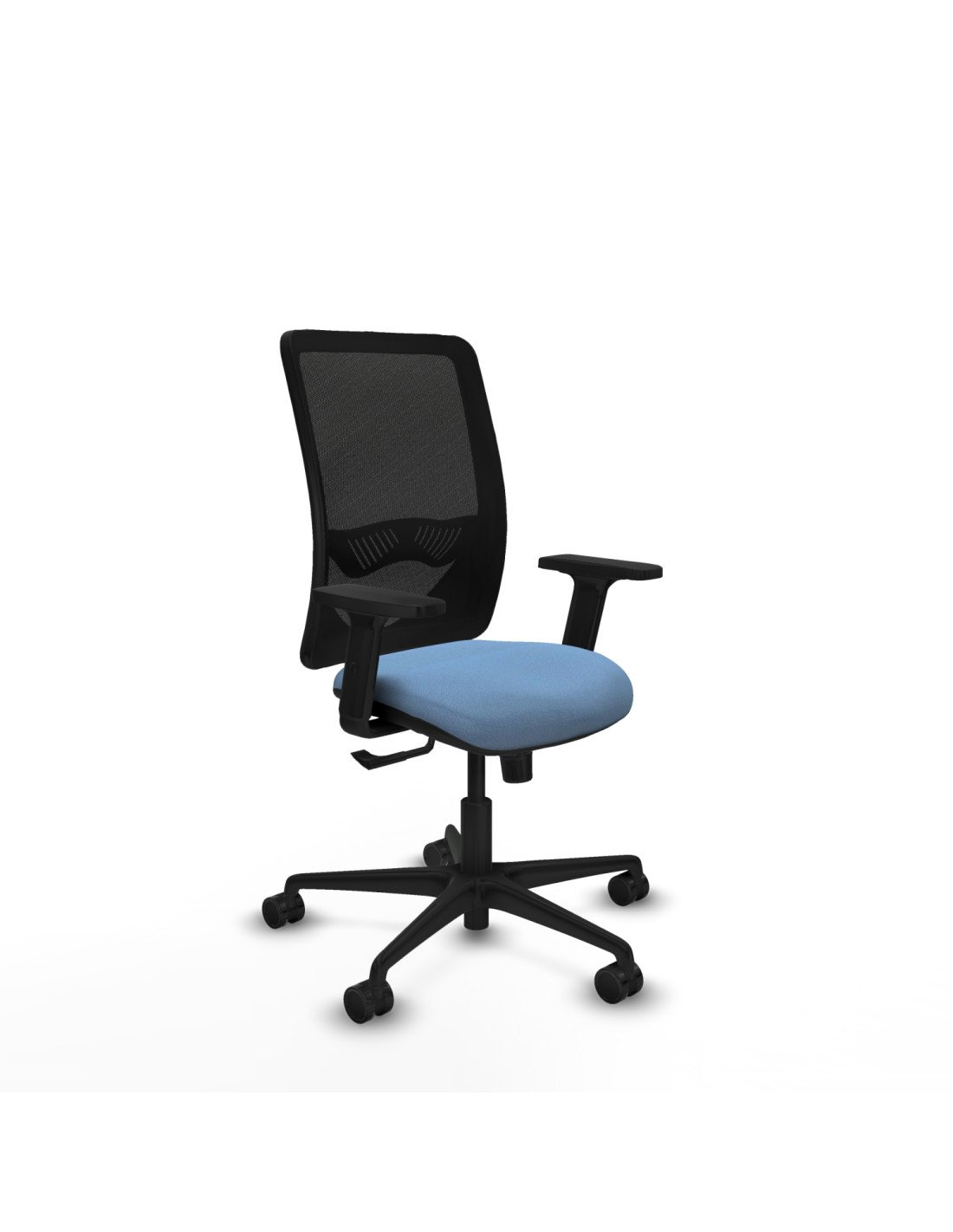 Piqueras y Crespo Zulema sincro malla negra bali azul cielo brazos 2D base nailon ruedas 65mm nailon