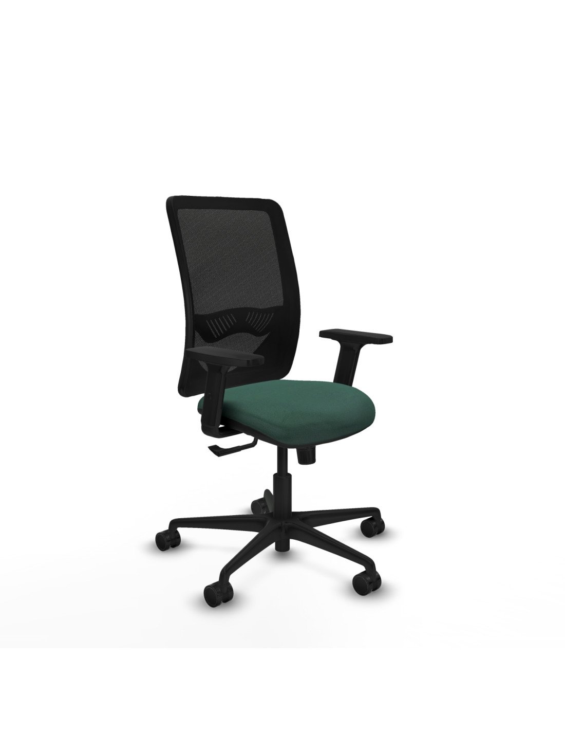 Piqueras y Crespo Zulema sincro malla negra bali verde botella brazos 2D base nailon  ruedas 65mm nailon