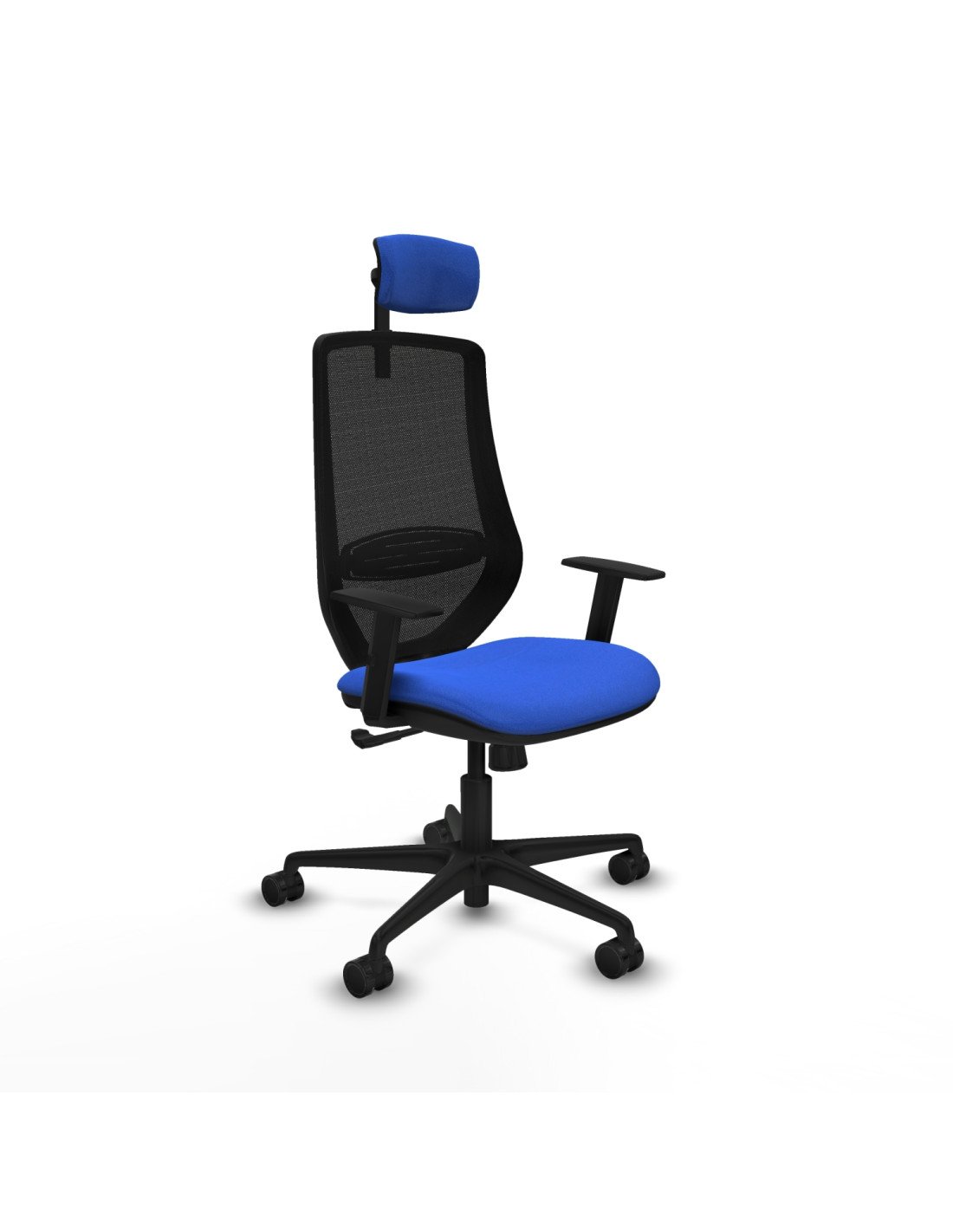 Piqueras y Crespo Mardos sincro bali azul brazos 1D base nailon ruedas 65mm nailon cabecero 2D