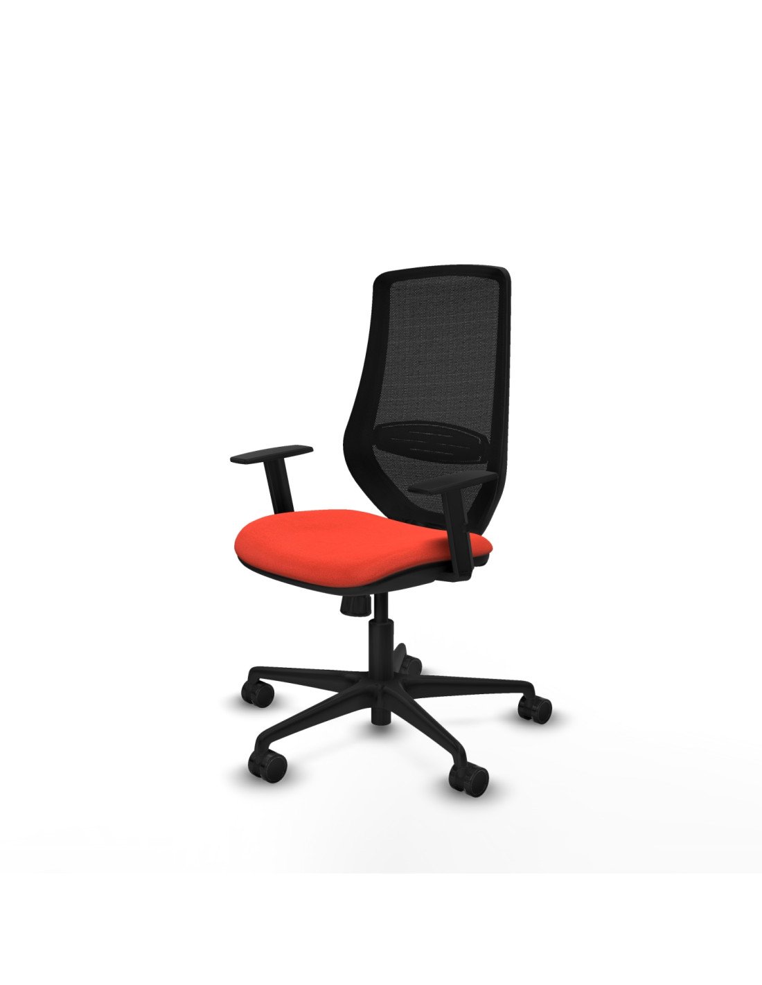 Piqueras y Crespo Mardos sincro bali naranja oscuro brazos 1D base nailon ruedas 65mm nailon