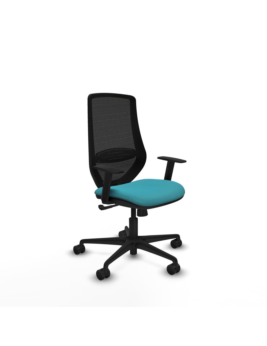 Piqueras y Crespo Mardos sincro bali turquesa brazos 1D base nailon ruedas 65mm nailon