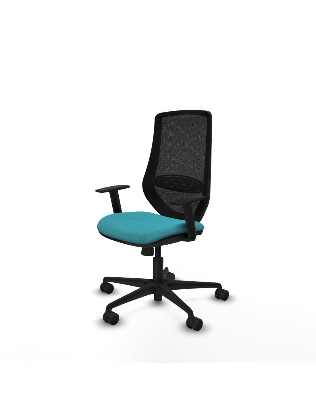 Piqueras y Crespo Mardos sincro bali turquesa brazos 1D base nailon ruedas 65mm nailon