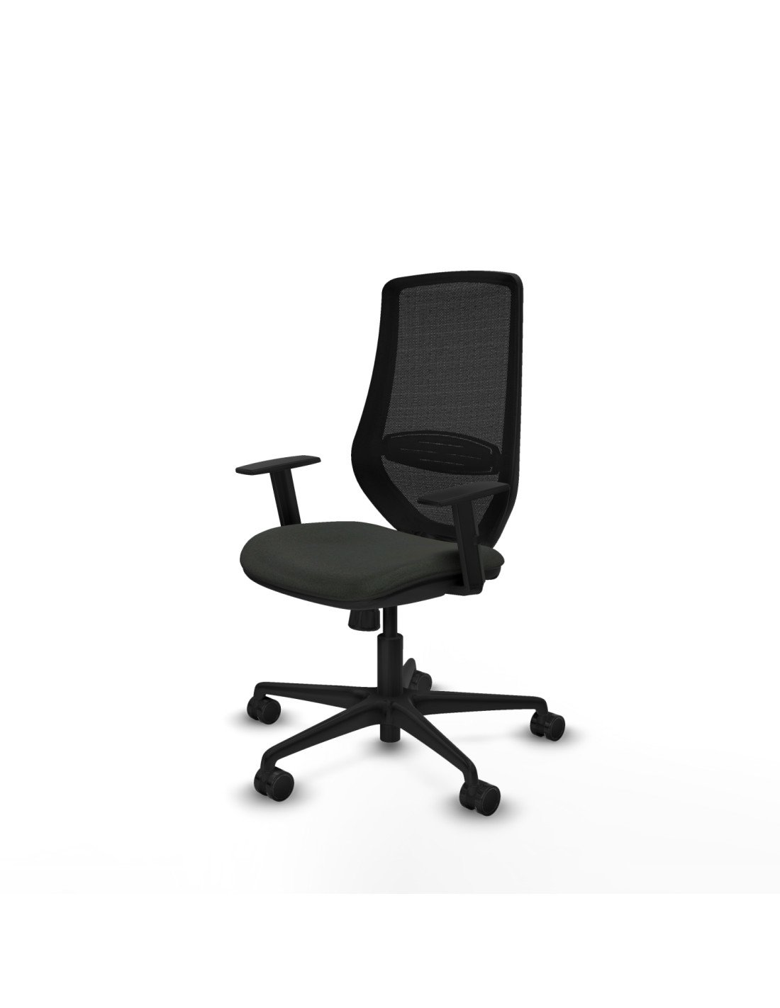 Piqueras y Crespo Mardos sincro bali negro brazos 1D base nailon ruedas 65mm nailon