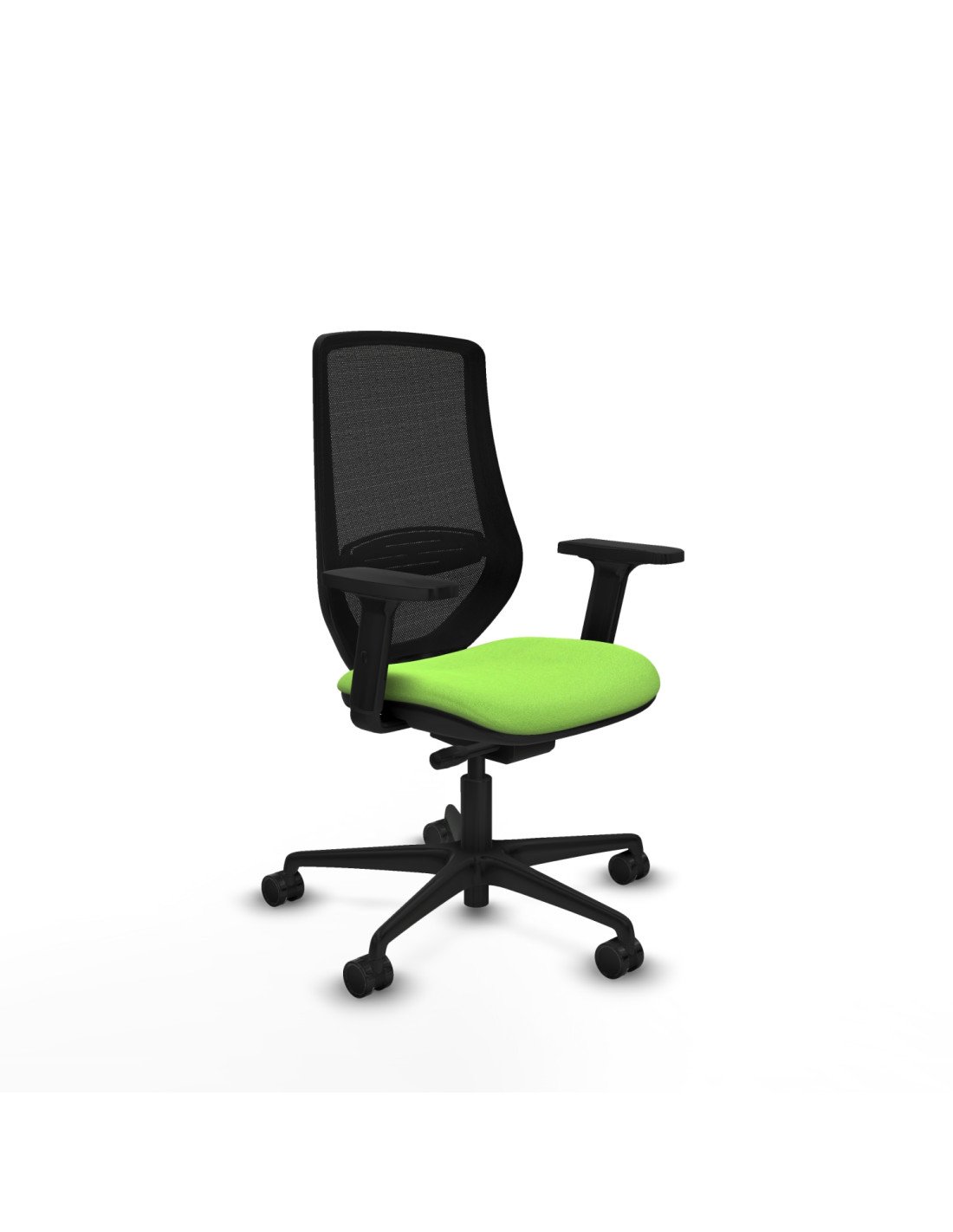 Piqueras y Crespo Mardos traslack bali pistacho brazos 2D base nailon ruedas 65mm nailon