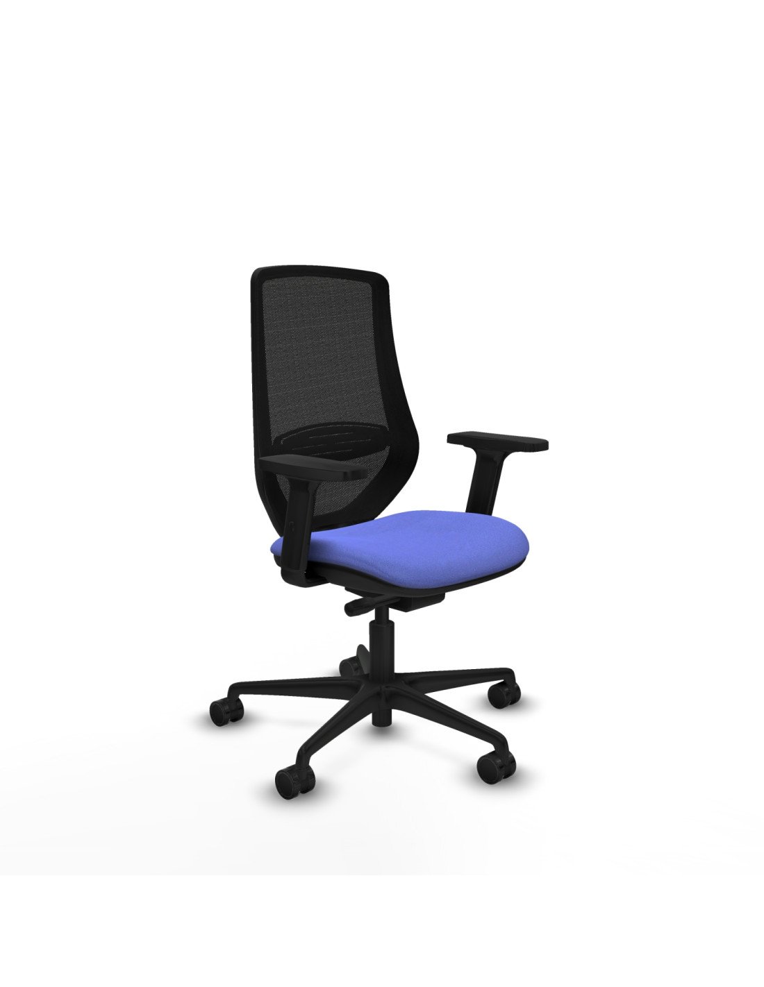 Piqueras y Crespo Mardos traslack bali azul claro brazos 2D base nailon ruedas 65mm nailon