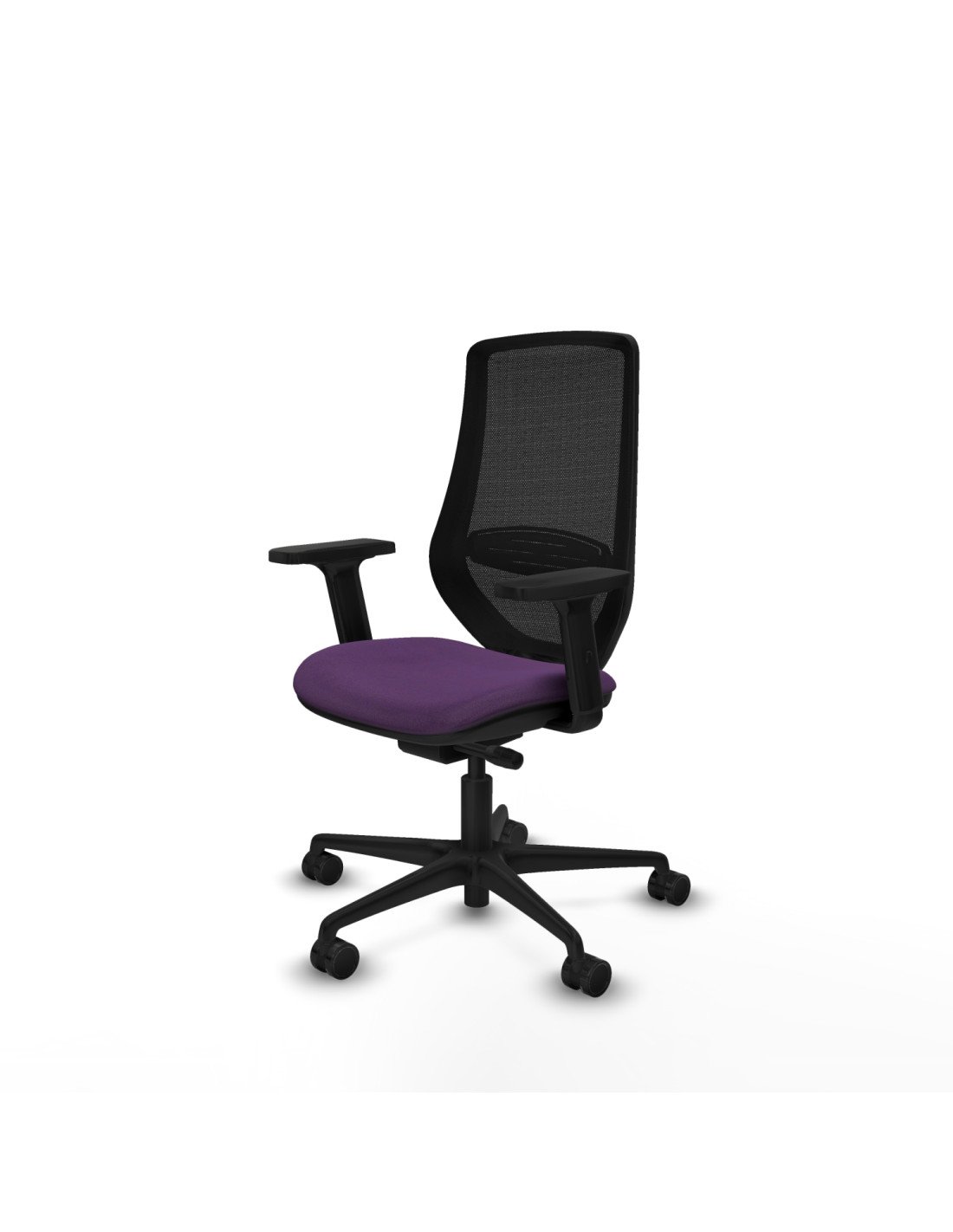 Piqueras y Crespo Mardos traslack bali morado brazos 2D base nailon ruedas 65mm nailon