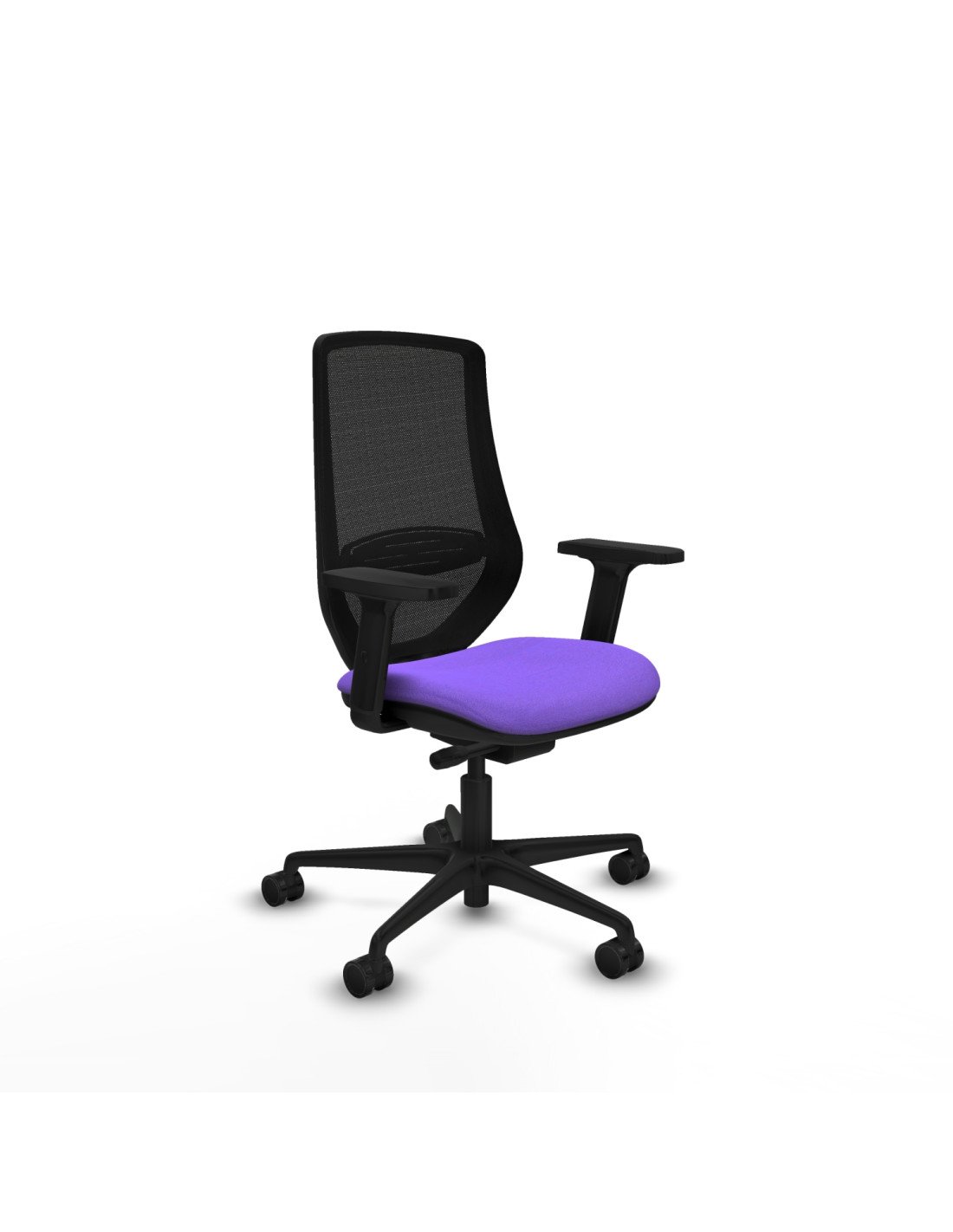 Piqueras y Crespo Mardos traslack bali lila brazos 2D base nailon ruedas 65mm nailon