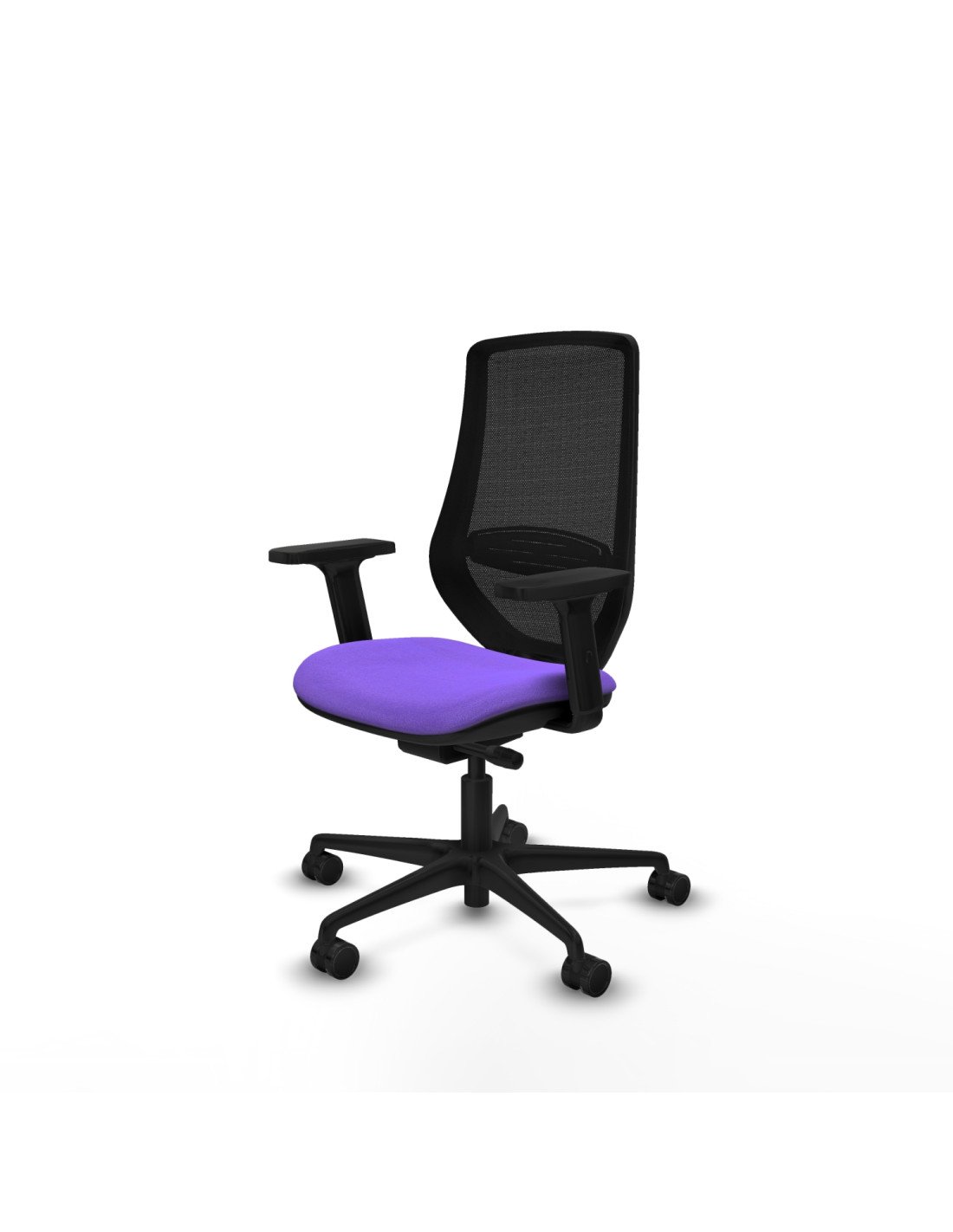 Piqueras y Crespo Mardos traslack bali lila brazos 2D base nailon ruedas 65mm nailon